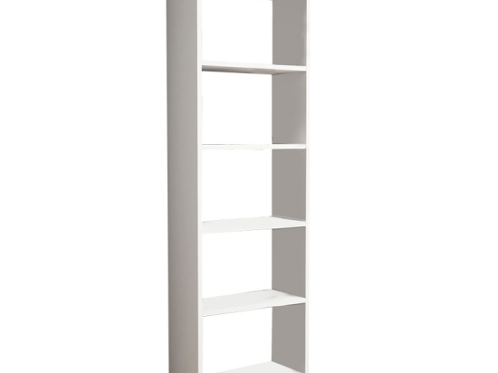 ΒΙΒΛΙΟΘΗΚΗ DARCO PAKOWORLD ΜΕΛΑΜΙΝΗΣ ΛΕΥΚΟ 48.6X22X160ΕΚ