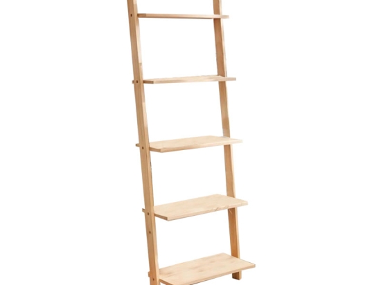 ΒΙΒΛΙΟΘΗΚΗ FEALOR PAKOWORLD ΦΥΣΙΚΟ ΞΥΛΟ ΠΕΥΚΟΥ 42X20X148ΕΚ