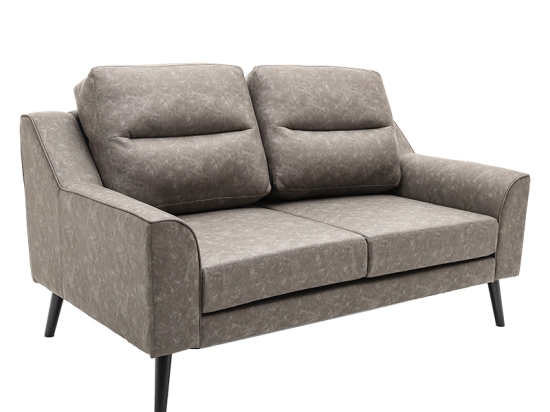 ΚΑΝΑΠΕΣ 2ΘΕΣΙΟΣ LONNIE PAKOWORLD ΤΕΧΝΟΔΕΡΜΑ ΓΚΡΙ ANTIQUE 160.5X94X92ΕΚ
