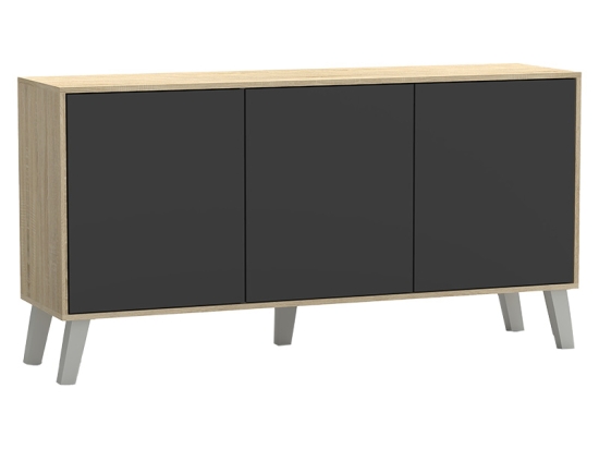 ΜΠΟΥΦΕΣ BILLIE PAKOWORLD SONOMA-ΓΚΡΙ 149X40X77ΕΚ