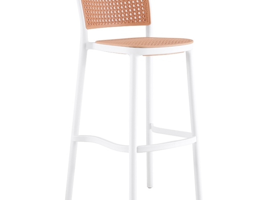 ΣΚΑΜΠΟ ΜΠΑΡ JUNIPER PAKOWORLD ΜΕ UV PROTECTION PP ΜΠΕΖ-ΛΕΥΚΟ 51X52X102.5ΕΚ.