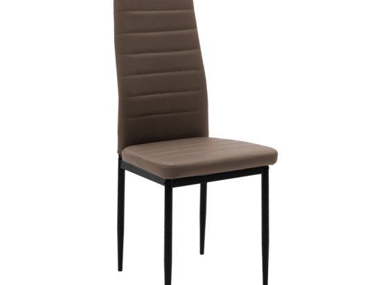 ΚΑΡΕΚΛΑ PARKER PAKOWORLD PU CAPPUCCINO-ΜΑΥΡΟ ΠΟΔΙ 42X48X98ΕΚ