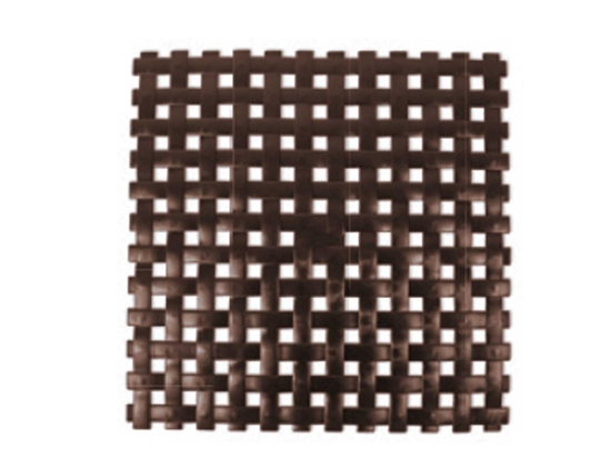 Πατάκι Αντιολισθητικό Plexo 00266.012 Brown 54Χ54 54x54cm PVC