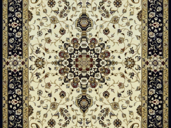 Χαλί Kashan Beige-Blue Barok 200X300cm