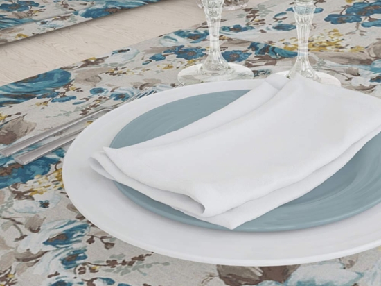Borea Τραβέρσα Ashley Μπλε 50 x 140 cm Μπλε