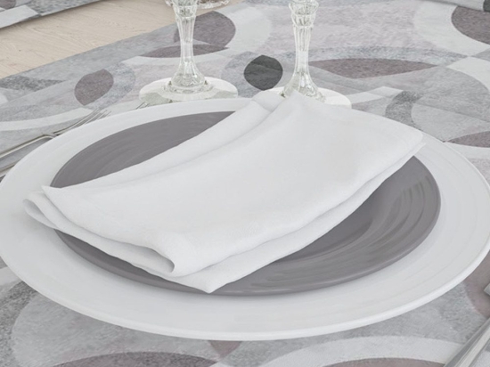 Borea Τραβέρσα Κύκλοι Γκρι 50 x 180 cm Γκρι