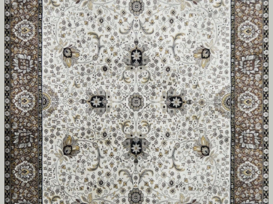 Χαλί Zrabi 3985 Ivory-Brown 140X190cm