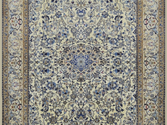Χειροποίητο Χαλί Persian Nain Wool-Silk 310Χ199 310Χ199cm
