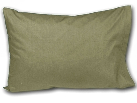 Σεντόνι Unicolor Olive Green με Λάστιχο Nima Μονό 100x200cm Με Λάστιχο 100% Βαμβάκι