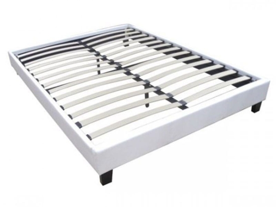 Υπόστρωμα-Κρεβάτι Wilton (Για Στρώμα 160x200cm) Ε2015,2L 167x211x29cm Pu K/D White Διπλό Ξύλο,Ύφασμα
