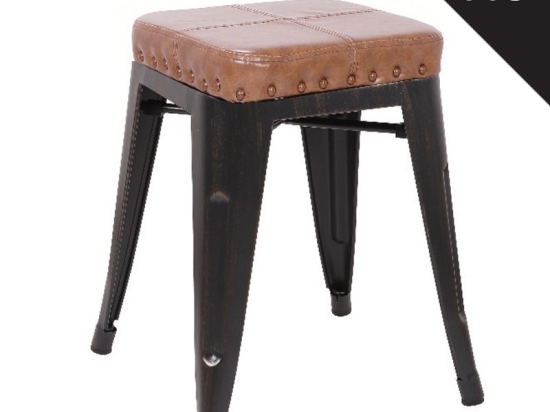 RELIX ΣΚΑΜΠΟ-PRO, ΜΕΤΑΛΛΟ ΒΑΦΗ ANTIQUE BLACK, PU CAMEL