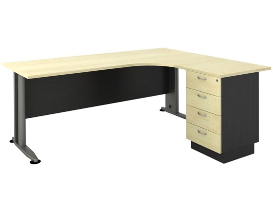 SUPERIOR COMPACT ΔΕΞΙΑ ΓΩΝΙΑ ΑΠΟΧΡΩΣΗ DARK GREY - BEECH