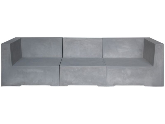 CONCRETE 3ΘΕΣΙΟΣ ΚΑΝΑΠΕΣ ΚΗΠΟΥ - ΒΕΡΑΝΤΑΣ, CEMENT GREY