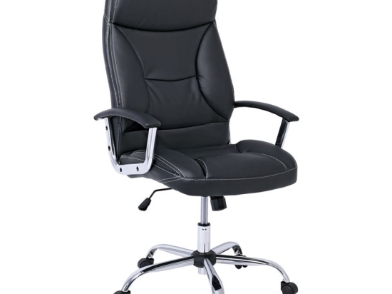 BF5700 ΠΟΛΥΘΡΟΝΑ ΔΙΕΥΘΥΝΤΗ ΜΕΤΑΛΛΟ ΧΡΩΜΙΟ, PU ΜΑΥΡΟ