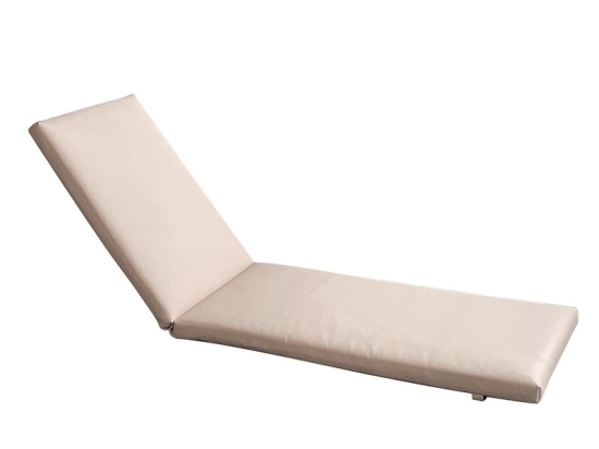 SUNLOUNGER ΜΑΞΙΛΑΡΙ ΞΑΠΛΩΣΤΡΑΣ PVC ΜΠΕΖ ΜΕ ΦΕΡΜΟΥΑΡ & VELCRO (FOAM+POLYESTER)