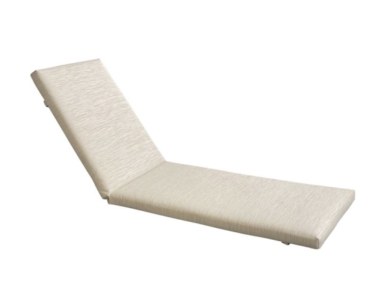 SUNLOUNGER ΜΑΞΙΛΑΡΙ ΞΑΠΛΩΣΤΡΑΣ TEXTILENE ΜΠΕΖ ΜΕ ΦΕΡΜΟΥΑΡ & VELCRO (FOAM+POLYESTER)