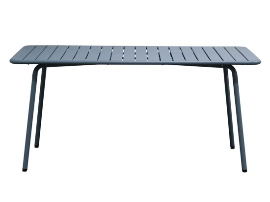 BRIO SLAT ΤΡΑΠΕΖΙ-PRO ΚΗΠΟΥ - ΒΕΡΑΝΤΑΣ, ΜΕΤΑΛΛΟ ΒΑΦΗ SANDY BLUE 5415C