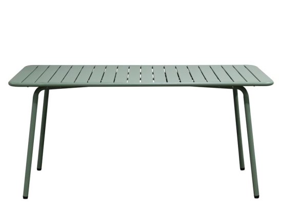 BRIO SLAT ΤΡΑΠΕΖΙ-PRO ΚΗΠΟΥ - ΒΕΡΑΝΤΑΣ, ΜΕΤΑΛΛΟ ΒΑΦΗ SANDY GREEN 5635C