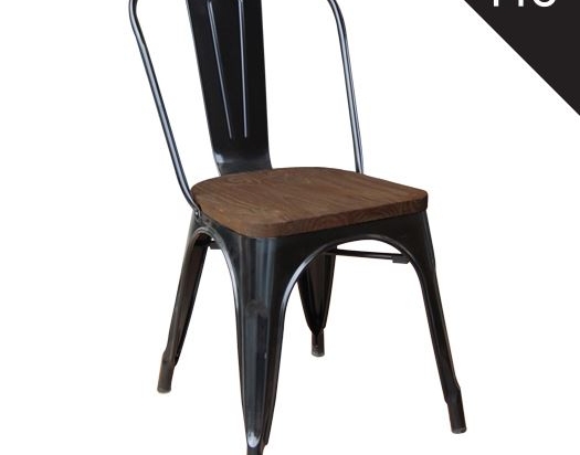 RELIX WOOD ΚΑΡΕΚΛΑ-PRO, ΣΤΟΙΒΑΖΟΜΕΝΗ, ΜΕΤΑΛΛΟ ΒΑΦΗ ΜΑΥΡΟ, ΚΑΘΙΣΜΑ DARK OAK