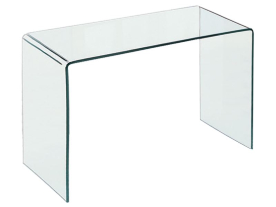 GLASSER ΚΟΝΣΟΛΑ - ΓΡΑΦΕΙΟ ΔΙΑΦΑΝΟ ΓΥΑΛΙ 12MM
