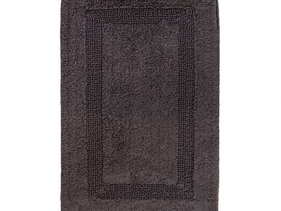 Πατάκι Μπάνιου Cutloop 05580.003 Anthracite 45 X 65 45x65cm 100% Βαμβάκι