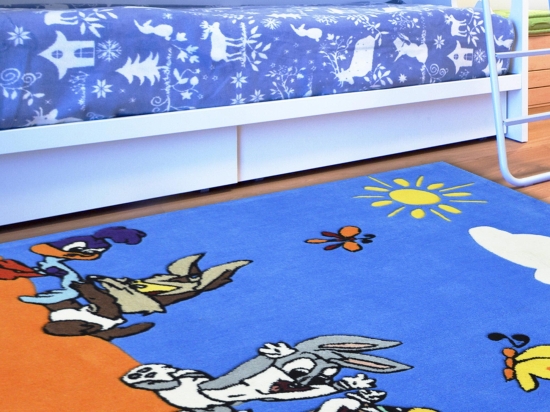 Χαλί Παιδικό Kids Tufted 1212 Blue-Orange 120X180cm