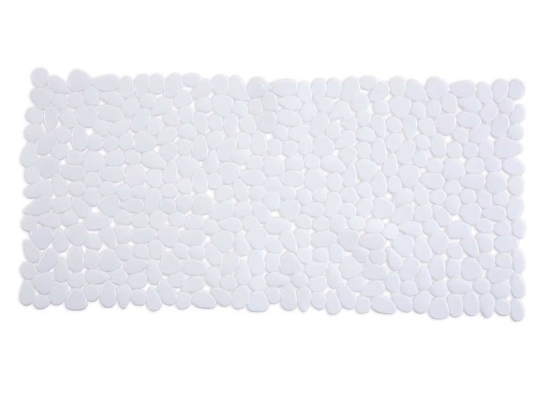 Πατάκι Αντιολισθητικό Riverstone 00231.001 White 36Χ71 36x71cm PVC