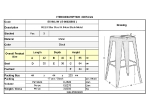 RELIX ΣΚΑΜΠΟ BAR H.65CM, ΣΤΟΙΒΑΖΟΜΕΝΟ, ΜΕΤΑΛΛΟ ΒΑΦΗ ΜΑΥΡΟ