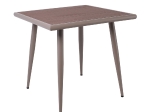 SERRANO SET ΚΗΠΟΥ: ΤΡΑΠΕΖΙ + 4 ΠΟΛΥΘΡΟΝΕΣ, ΜΕΤΑΛΛΟ ΒΑΦΗ SAND BEIGE, POLYWOOD ΚΑΡΥΔΙ