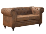 CHESTERFIELD YORK KΑΝΑΠΕΣ 2ΘΕΣΙΟΣ ΣΑΛΟΝΙΟΥ - ΚΑΘΙΣΤΙΚΟΥ, ΥΦΑΣΜΑ ΑΠΟΧΡΩΣΗ ΚΑΦΕ CAMEL