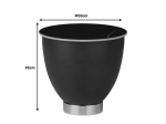 ΒΟΗΘΗΤΙΚΟ ΤΡΑΠΕΖΙ ERASMINE INART ΜΑΥΡΟ ΜΑΡΜΑΡΟΥ SINTERED STONE Φ50X45ΕΚ