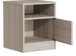 ΚΟΜΟΔΙΝΟ FOLY PAKOWORLD ΜΕ ΕΝΑ ΝΤΟΥΛΑΠΙ ΓΚΡΙ OAK 40X40X50ΕΚ