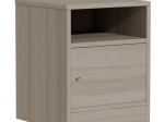 ΚΟΜΟΔΙΝΟ FOLY PAKOWORLD ΜΕ ΕΝΑ ΝΤΟΥΛΑΠΙ ΓΚΡΙ OAK 40X40X50ΕΚ