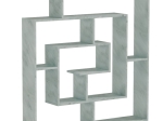 ΒΙΒΛΙΟΘΗΚΗ NARDY PAKOWORLD ΛΕΥΚΟ ΜΑΡΜΑΡΟΥ 125X22X129ΕΚ