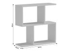 ΒΟΗΘΗΤΙΚΟ ΤΡΑΠΕΖΙ KORA PAKOWORLD ΜΕΛΑΜΙΝΗΣ SONOMA 60X20X60ΕΚ
