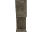 ΒΟΗΘΗΤΙΚΟ ΤΡΑΠΕΖΙ KORA PAKOWORLD ΜΕΛΑΜΙΝΗΣ ΓΚΡΙ OAK 60X20X60ΕΚ