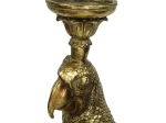 ΚΗΡΟΠΗΓΙΟ ARTELIBRE ΠΑΠΑΓΑΛΟΣ ΧΡΥΣΟ POLYRESIN 13X10X53CM