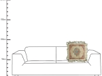 ΜΑΞΙΛΑΡΙ ARTELIBRE ΠΟΡΤΟΚΑΛΙ ΒΑΜΒΑΚΕΡΟ 45X45CM