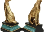 ΒΙΒΛΙΟΣΤΑΤΗΣ ARTELIBRE ΛΕΟΠΑΡΔΑΛΗ ΧΡΥΣΟ POLYRESIN 24X10.5X20CM ΣΕΤ 2ΤΜΧ