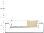 ΜΑΞΙΛΑΡΙ ARTELIBRE TEDDY ΙΒΟΥΑΡ POLYESTER 40X60CM