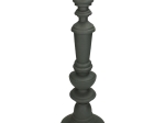 ΚΗΡΟΠΗΓΙΟ ARTELIBRE ΓΚΡΙ POLYRESIN 13.5X13.5X41CM