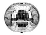ΚΗΡΟΠΗΓΙΟ ΣΦΑΙΡΑ 'DISCO' ΚΕΡΑΜΙΚΟ ΑΣΗΜΙ 8.5X10CM
