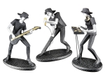 ΔΙΑΚΟΣΜΗΤΙΚΟ ARTELIBRE ΜΟΥΣΙΚΟΣ ΜΑΥΡΟ POLYRESIN 17X11X24CM ΣΕ 3 ΣΧΕΔΙΑ