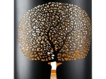 ΦΑΝΑΡΙ ΚΑΤΑΙΓΙΔΑΣ CYLINDRICAL "SOLITARY TREE" ΔΕΝΤΡΟ MOTIF ΜΕΤΑΛΛΟ ΜΑΥΡΟ ΧΡΥΣΟ PU 14X10X15CM