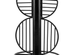  ΚΗΡΟΠΗΓΙΟ "BLACK&WHITE" METAL BLACK WHITE 4 ΤΜΧ. ΠΟΙΚΙΛΙΑ D115X16CM D115X16CM