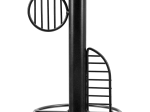  ΚΗΡΟΠΗΓΙΟ "BLACK&WHITE" METAL BLACK WHITE 4 ΤΜΧ. ΠΟΙΚΙΛΙΑ D115X16CM D115X16CM