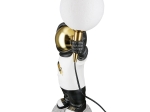 ΤΡΑΠΕΖΙ ΛΑΜΠΑ (LED) ASTRONAUT "APOLLO" ΠΟΛΥΡΕΖΙΝΗ ΛΕΥΚΟ PU 15.5X21.5X46.5CM