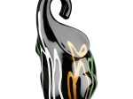  FIGURE ELEPHANT CERAMIC BLACK 14X13X26CM 14X13X26CM