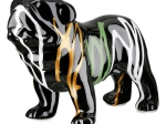  FIGURE DOG CERAMIC BLACK 22X10X16CM 22X10X16CM