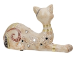 FIGURE CAT SYNTHETIC RESIN ΑΝΟΙΧΤΟ ΚΑΦΕ 21X8X12CM 21X8X12CM